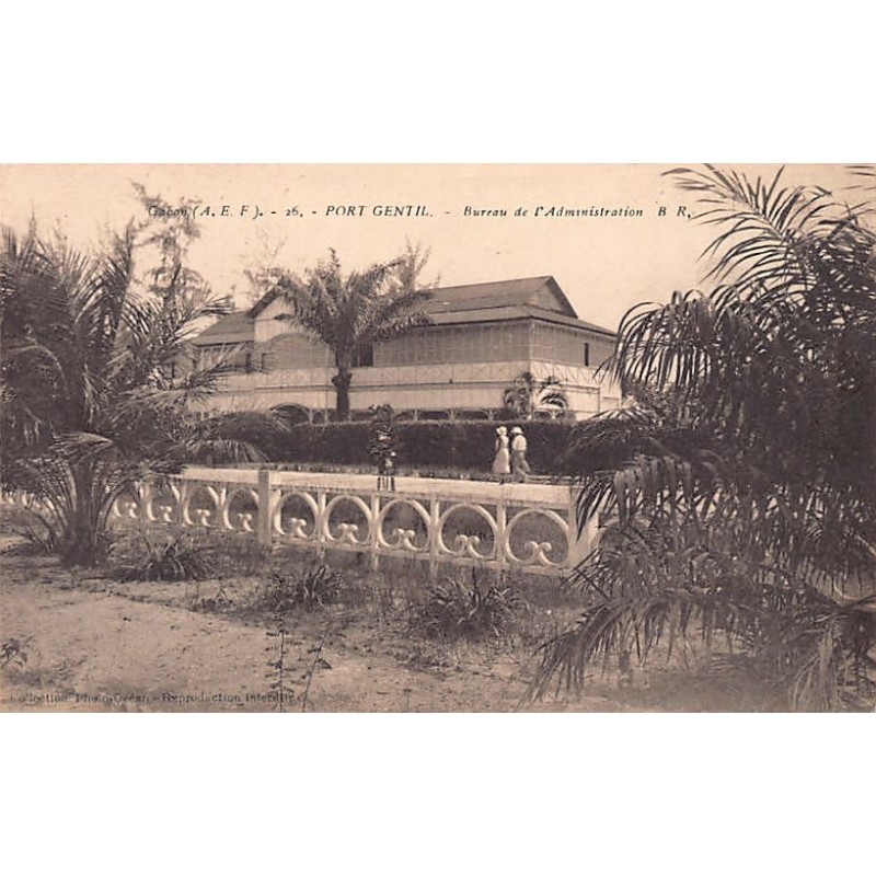 Rare collectable postcards of GABON. Vintage Postcards of GABON