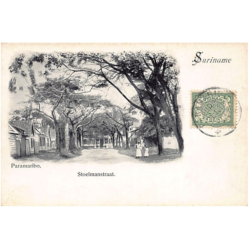 Rare collectable postcards of Surinam. Vintage Postcards of Surinam