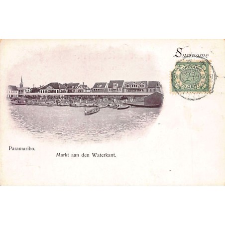 Rare collectable postcards of Surinam. Vintage Postcards of Surinam