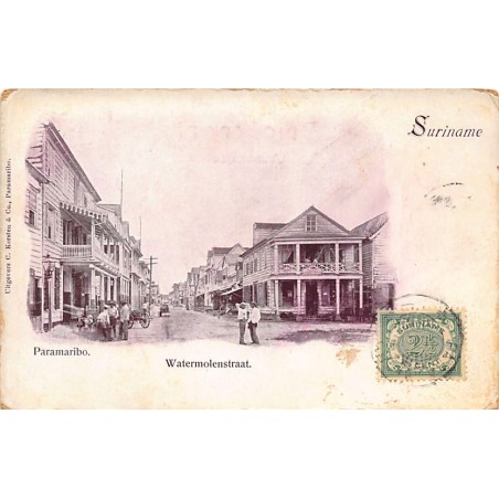 Rare collectable postcards of Surinam. Vintage Postcards of Surinam