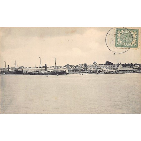 Rare collectable postcards of Surinam. Vintage Postcards of Surinam