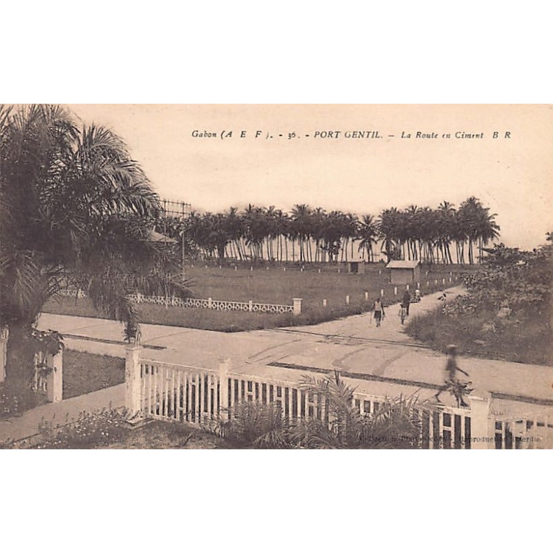 Rare collectable postcards of GABON. Vintage Postcards of GABON