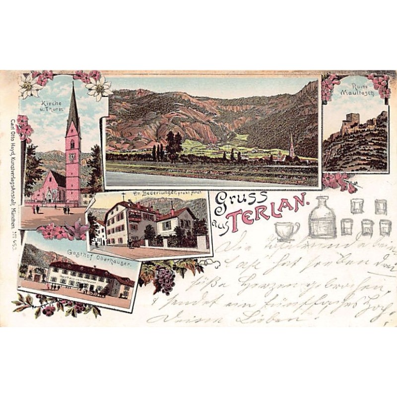 Rare collectable postcards of Italy. Vintage Postcards of Italy