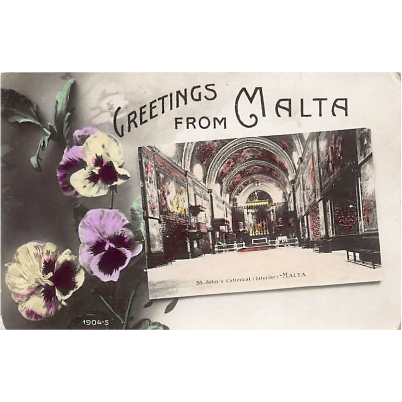 Rare collectable postcards of Malta. Vintage Postcards of Malta