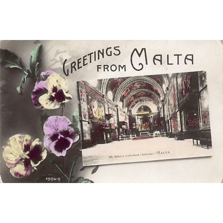 Rare collectable postcards of Malta. Vintage Postcards of Malta