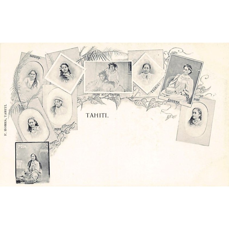 Rare collectable postcards of French Polynesia. Vintage Postcards of French Polynesia
