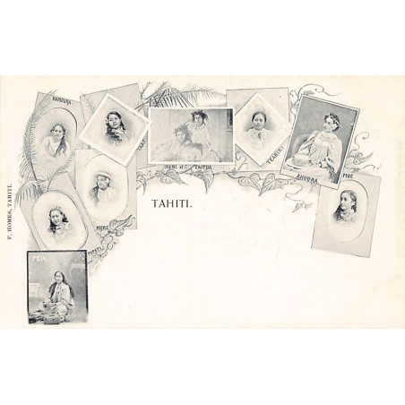 Rare collectable postcards of French Polynesia. Vintage Postcards of French Polynesia