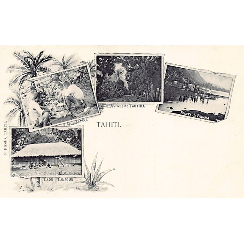 Rare collectable postcards of French Polynesia. Vintage Postcards of French Polynesia