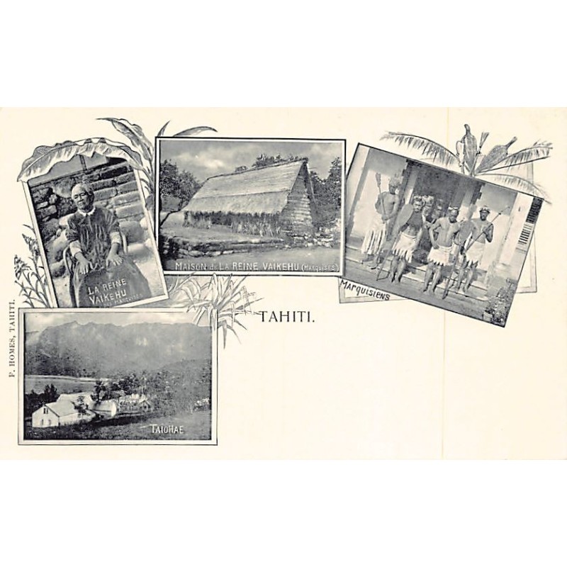 Rare collectable postcards of French Polynesia. Vintage Postcards of French Polynesia