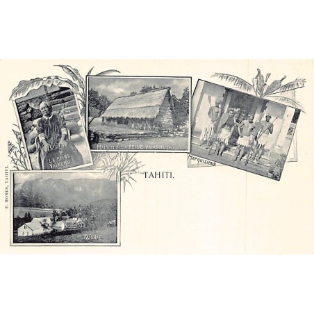 Rare collectable postcards of French Polynesia. Vintage Postcards of French Polynesia