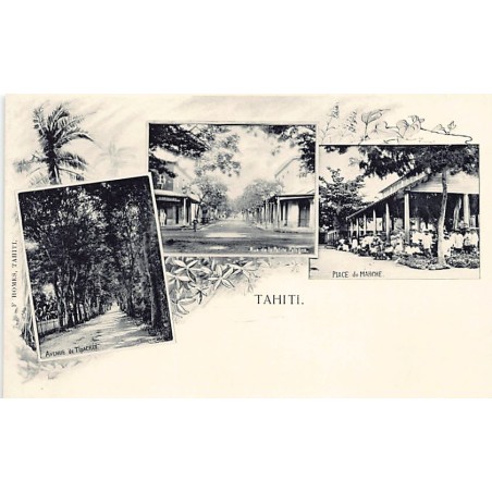 Rare collectable postcards of French Polynesia. Vintage Postcards of French Polynesia