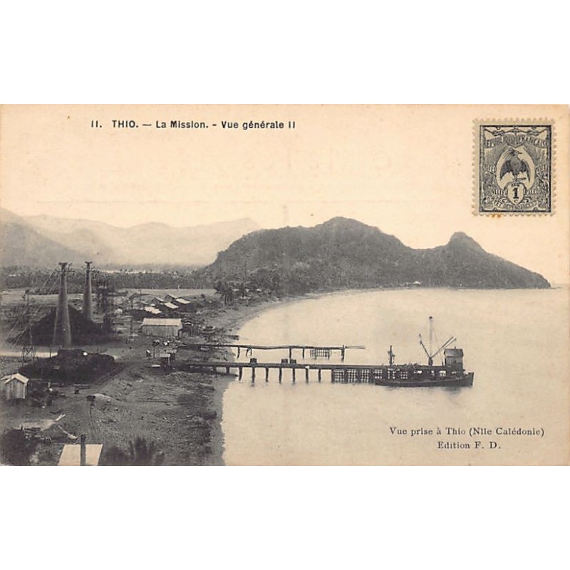 Rare collectable postcards of New Caledonia. Vintage Postcards of New Caledonia