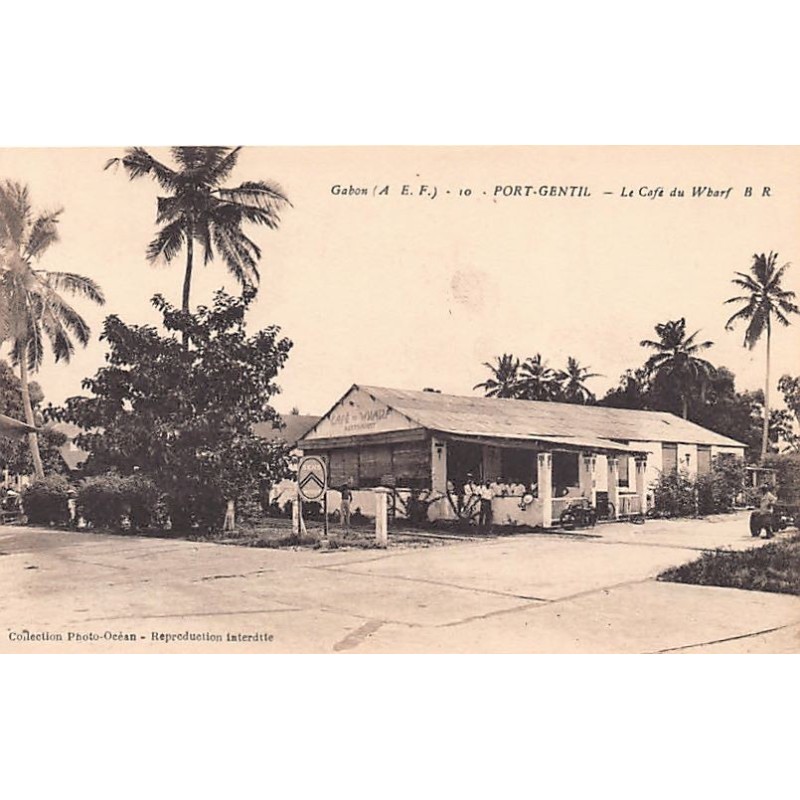 Rare collectable postcards of GABON. Vintage Postcards of GABON