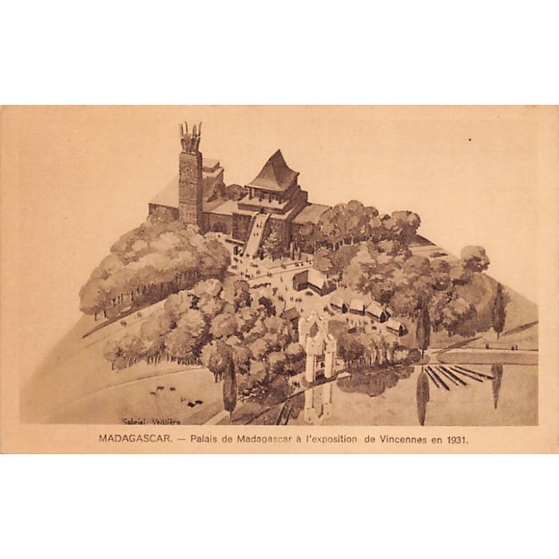 Rare collectable postcards of Madagascar. Vintage Postcards of Madagascar