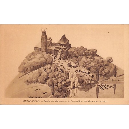 Rare collectable postcards of Madagascar. Vintage Postcards of Madagascar