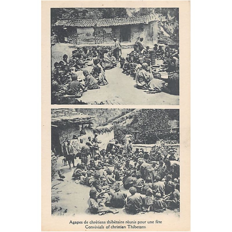 Rare collectable postcards of Tibet. Vintage Postcards of Tibet