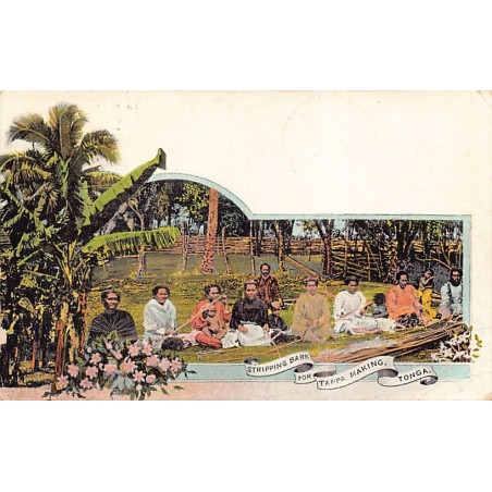 Rare collectable postcards of Tonga. Vintage Postcards of Tonga