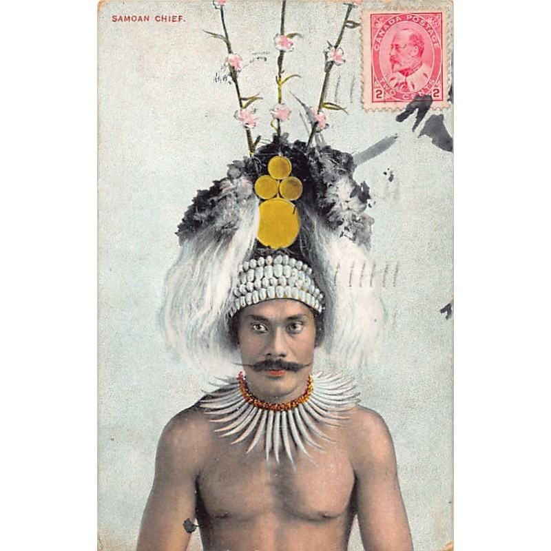 Rare collectable postcards of Samoa. Vintage Postcards of Samoa