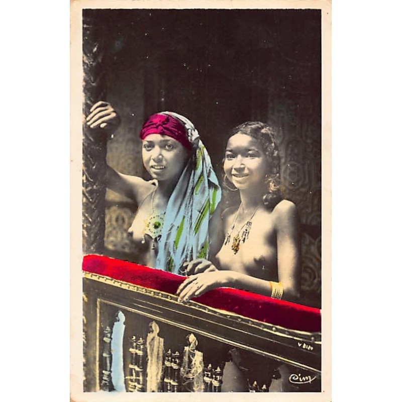 Rare collectable postcards of ETHNIC NUDE. Vintage Postcards of ETHNIC NUDE
