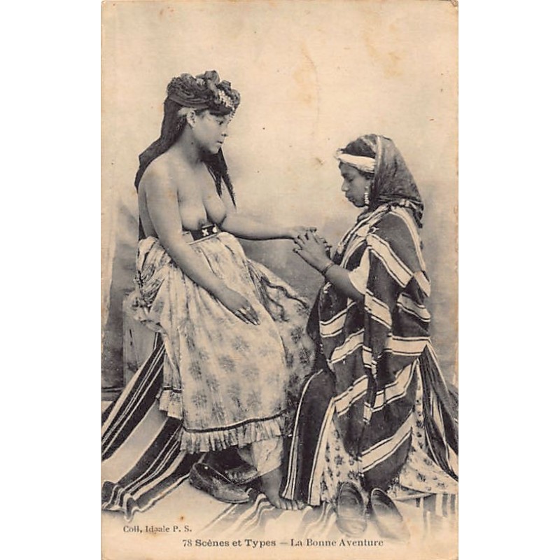 Rare collectable postcards of ETHNIC NUDE. Vintage Postcards of ETHNIC NUDE