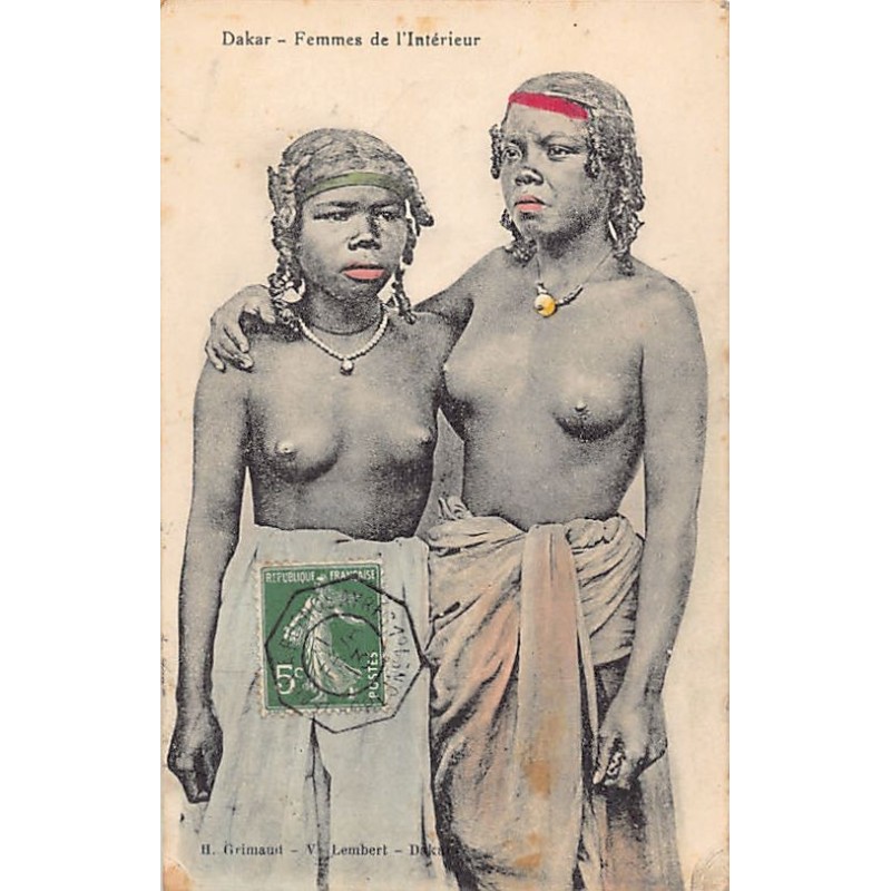 Rare collectable postcards of ETHNIC NUDE. Vintage Postcards of ETHNIC NUDE