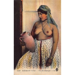 Rare collectable postcards of ETHNIC NUDE. Vintage Postcards of ETHNIC NUDE