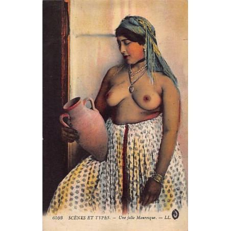 Rare collectable postcards of ETHNIC NUDE. Vintage Postcards of ETHNIC NUDE