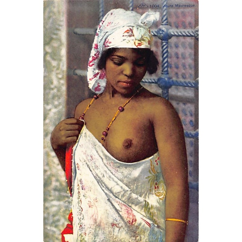 Rare collectable postcards of ETHNIC NUDE. Vintage Postcards of ETHNIC NUDE