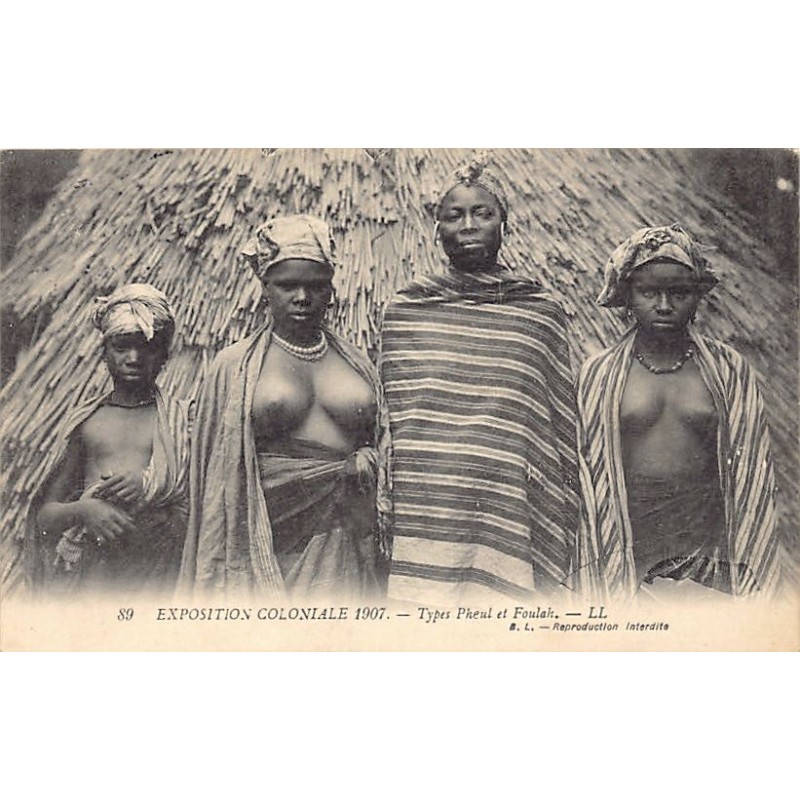 Rare collectable postcards of ETHNIC NUDE. Vintage Postcards of ETHNIC NUDE