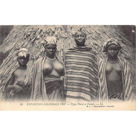 Rare collectable postcards of ETHNIC NUDE. Vintage Postcards of ETHNIC NUDE