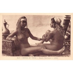 Rare collectable postcards of ETHNIC NUDE. Vintage Postcards of ETHNIC NUDE