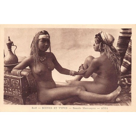 Rare collectable postcards of ETHNIC NUDE. Vintage Postcards of ETHNIC NUDE