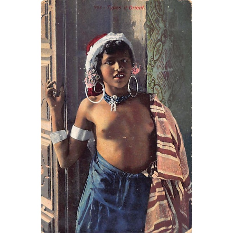 Rare collectable postcards of ETHNIC NUDE. Vintage Postcards of ETHNIC NUDE