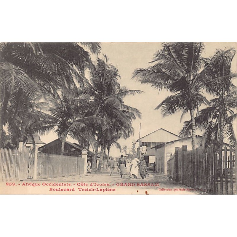 Rare collectable postcards of Ivory Coast - Côte d'Ivoire. Vintage Postcards of Ivory Coast - Côte d'Ivoire