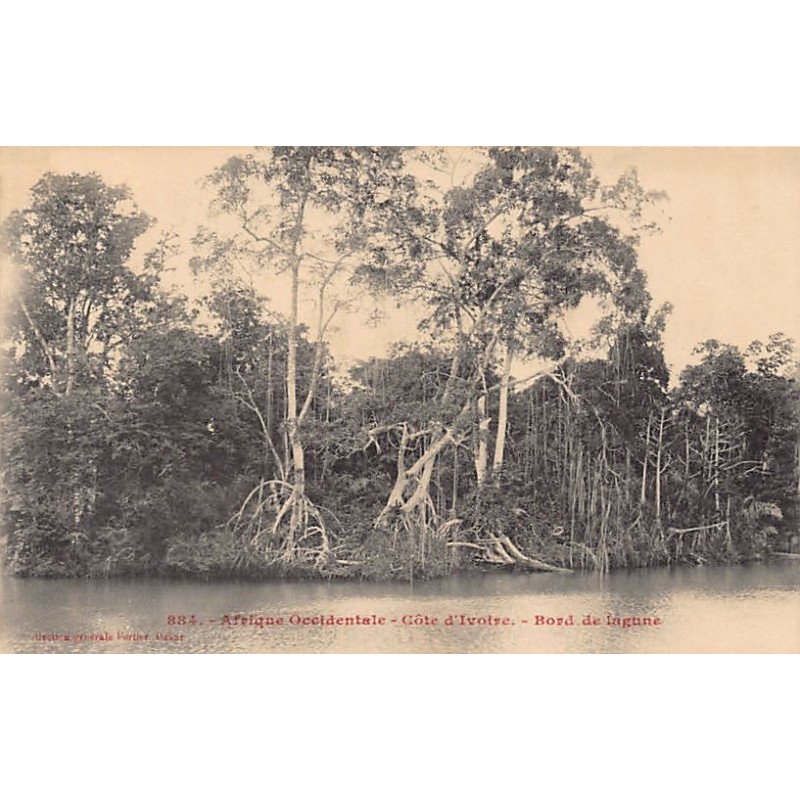 Rare collectable postcards of Ivory Coast - Côte d'Ivoire. Vintage Postcards of Ivory Coast - Côte d'Ivoire