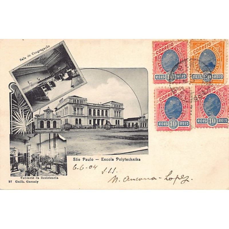 Rare collectable postcards of Brazil. Vintage Postcards of Brazil