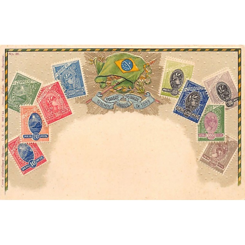 Rare collectable postcards of Brazil. Vintage Postcards of Brazil