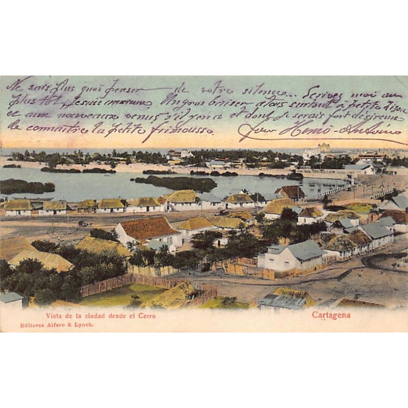 Rare collectable postcards of Colombia. Vintage Postcards of Colombia