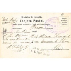 Rare collectable postcards of Colombia. Vintage Postcards of Colombia