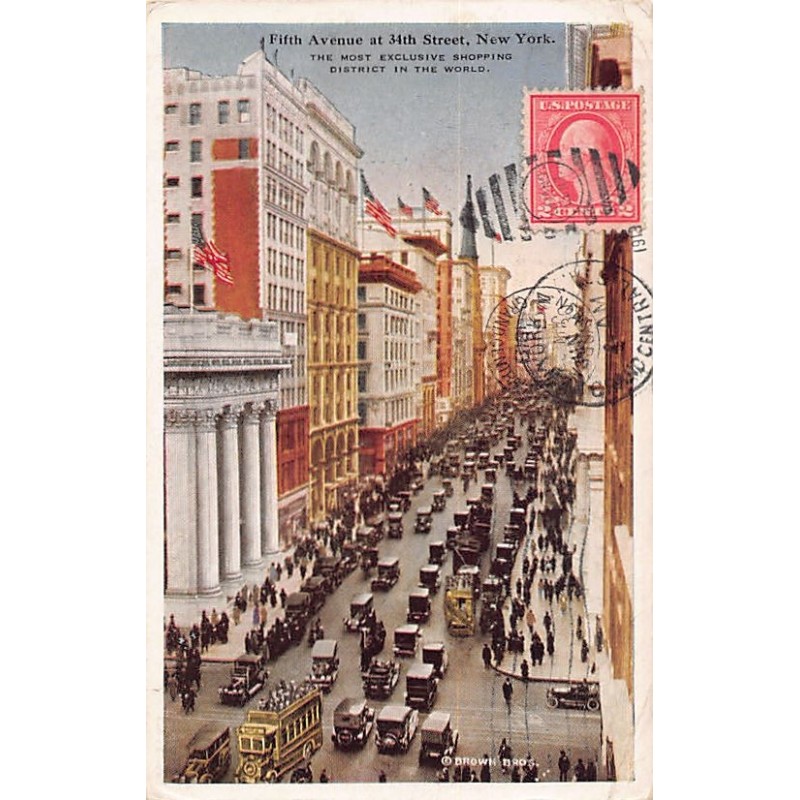 Rare collectable postcards of United States. Vintage Postcards of United States