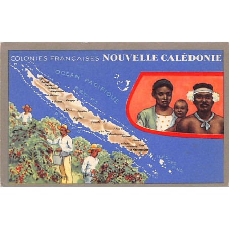 Rare collectable postcards of New Caledonia. Vintage Postcards of New Caledonia
