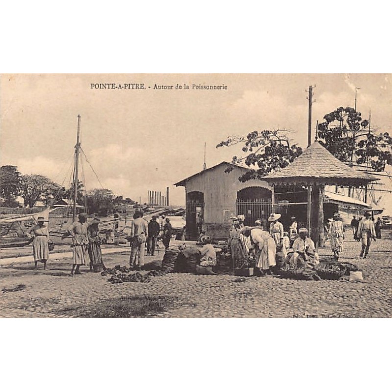 Rare collectable postcards of Guadeloupe. Vintage Postcards of Guadeloupe
