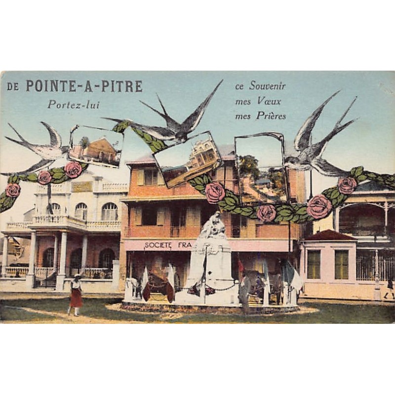 Rare collectable postcards of Guadeloupe. Vintage Postcards of Guadeloupe