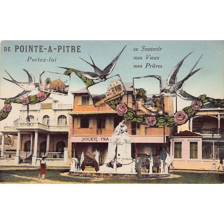 Rare collectable postcards of Guadeloupe. Vintage Postcards of Guadeloupe