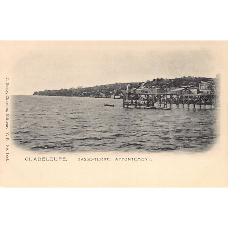 Rare collectable postcards of Guadeloupe. Vintage Postcards of Guadeloupe