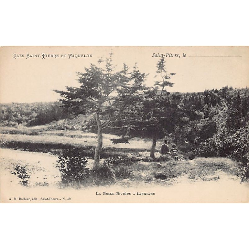 Rare collectable postcards of Saint Pierre & Miquelon. Vintage Postcards of Saint Pierre & Miquelon