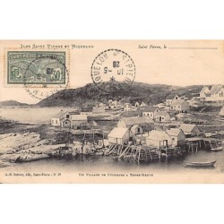 Rare collectable postcards of Saint Pierre & Miquelon. Vintage Postcards of Saint Pierre & Miquelon