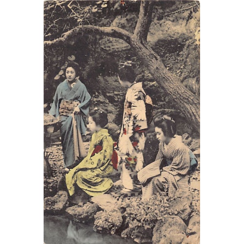 Rare collectable postcards of Japan. Vintage Postcards of Japan