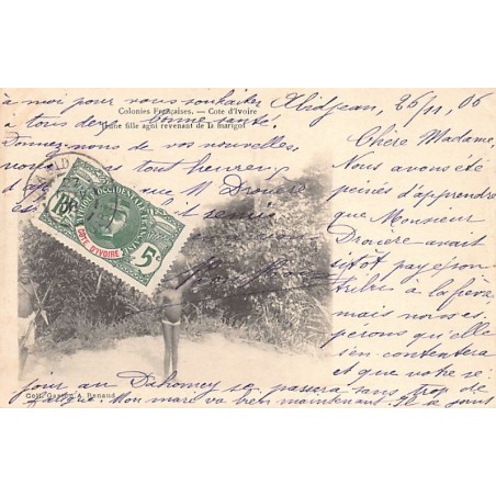 Rare collectable postcards of Ivory Coast - Côte d'Ivoire. Vintage Postcards of Ivory Coast - Côte d'Ivoire