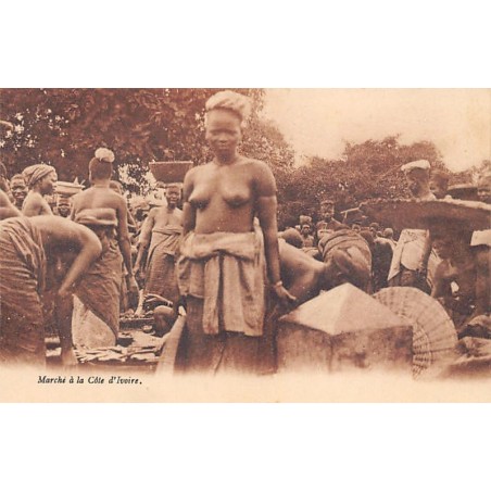 Rare collectable postcards of Ivory Coast - Côte d'Ivoire. Vintage Postcards of Ivory Coast - Côte d'Ivoire